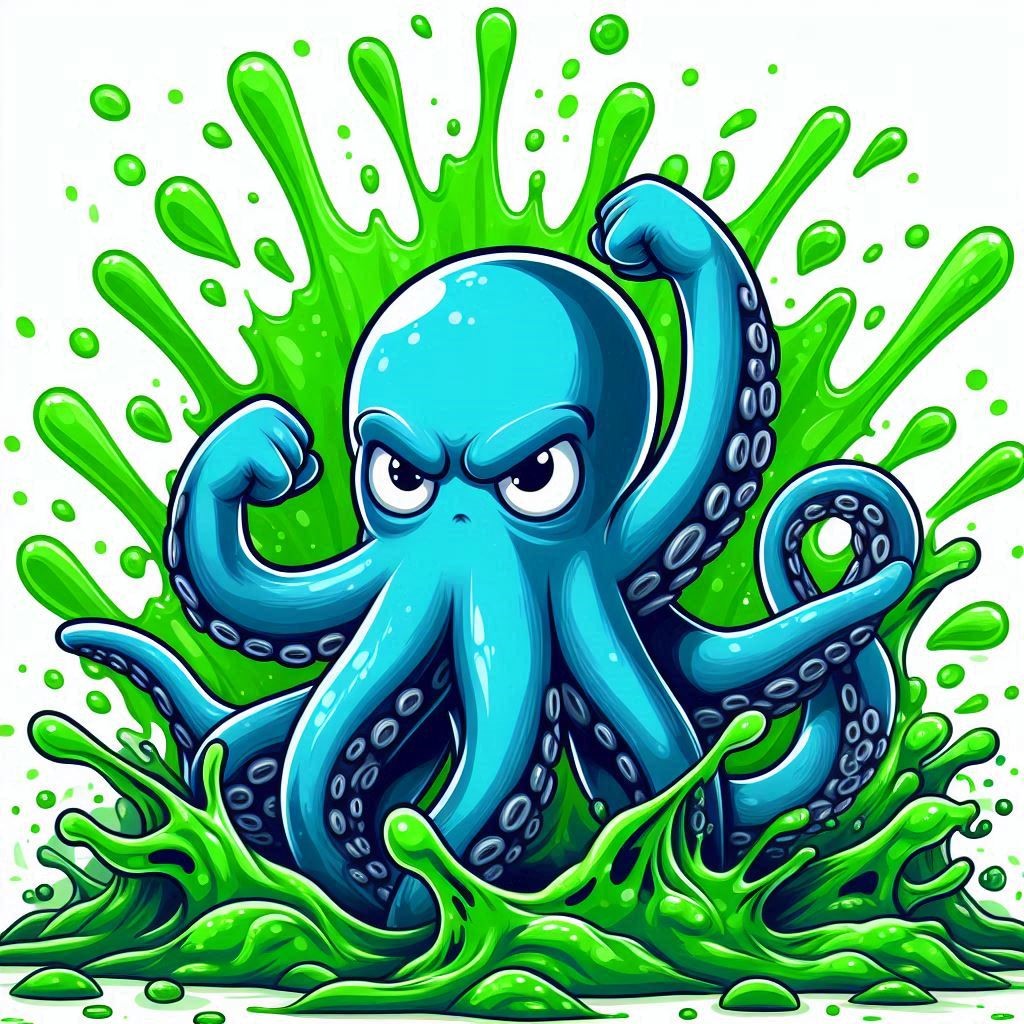 Homeschool Octopus Rise Up Against Slime!